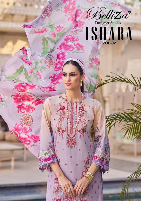 Belliza ishara vol 2 dress maerials  wholesale market in Mumbai